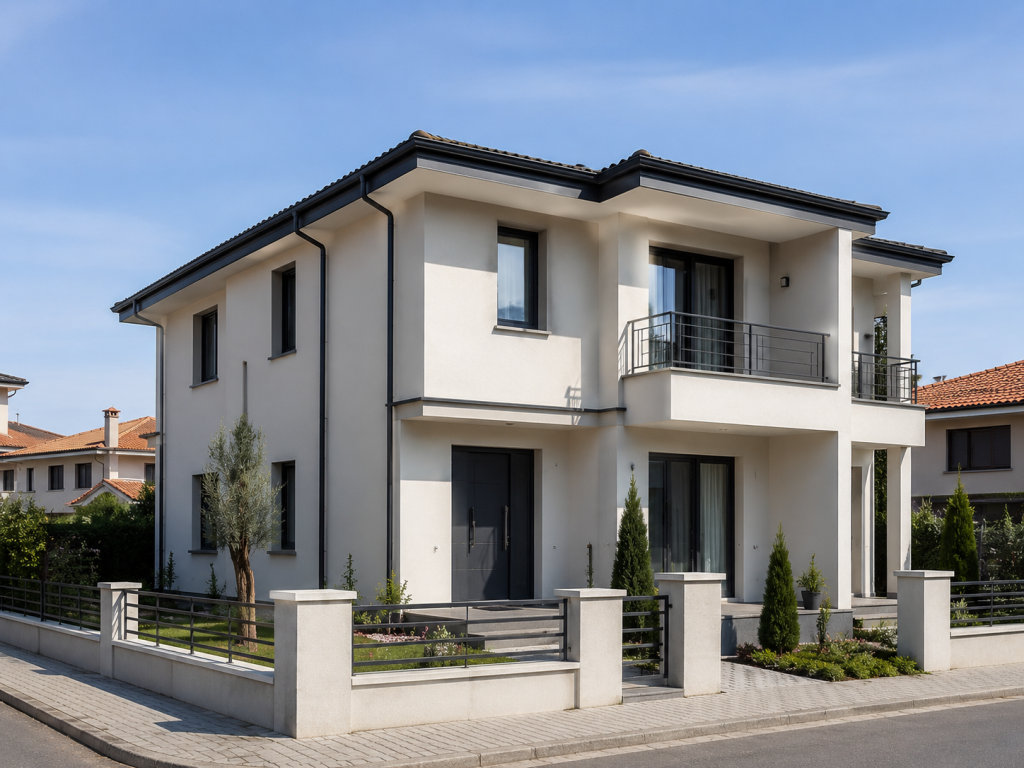 Dubleks hafif çelik villa mimari proje yaklaşımı